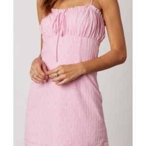 Romantic Pink mini dress